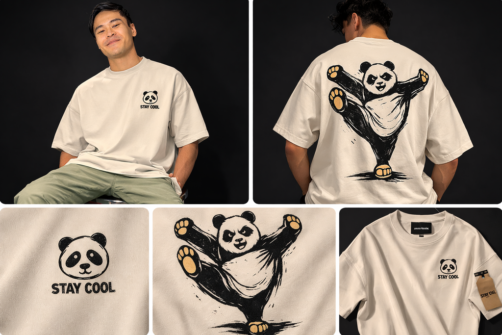 Corazon Oversized Streetwear T-Shirt | Premium Cotton