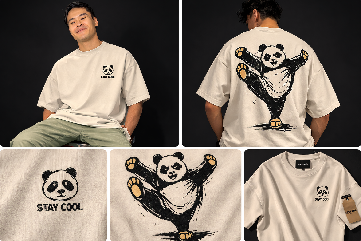 Corazon Oversized Streetwear T-Shirt | Premium Cotton